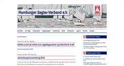 Desktop Screenshot of hamburger-segler-verband.de